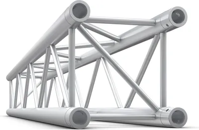 Immagine prodotto di Traliccio quadrato Milos Pro-30 - Diritto QTB5000 - Argento - 5000 mm
