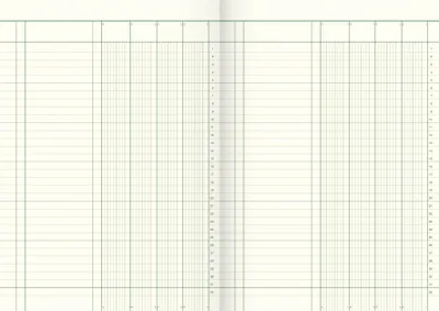 Productafbeelding van 5X König & Ebhardt 8612041 Spaltenbuch A4 4Spalten 40Bl