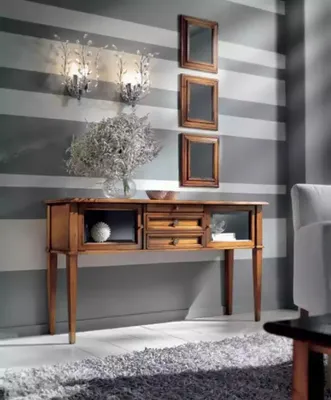 Produktbild von Schmink Tische Konsolen Tisch Schlaf Zimmer Holz Spiegel Side Board neu