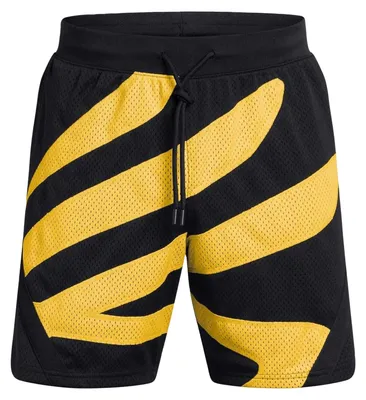 Produktbild von Under Armour - "Curry" Basketball-Shorts für Herren GT14199 (L Kurz) (Schwarz/Gelb)