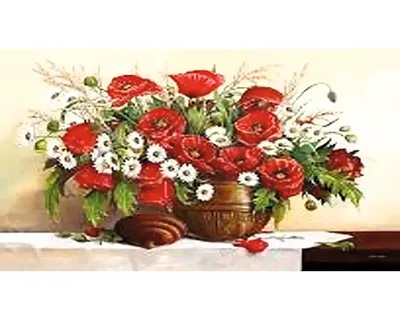 Obrázek produktu pro Obraz v rámu Klasik 6090 vlčí máky 96x66 cm