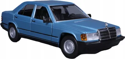 Obrázok produktu pre BBURAGO Mercedes Benz 190E 1987, Model mestského automobilu, predmontovaný, 1:24, Mercedes Benz 190E, Akékoľvek pohlavie, Kov, Plast