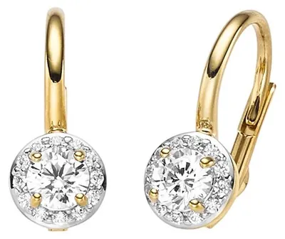 Produktbild von Viventy Ohrringe Ohrhänger Damen Zirkonia Silber Vergoldet 786114
