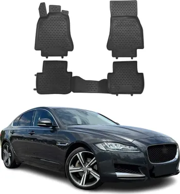 Image de 2009-2015 Tapis de sol Jaguar XF TPE noir 4 pièces