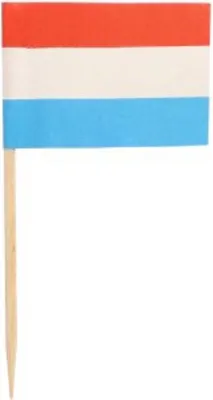 Image de Papstar Deko Picker Drapeaux Pays-Bas Picker 8cm 500 pièces