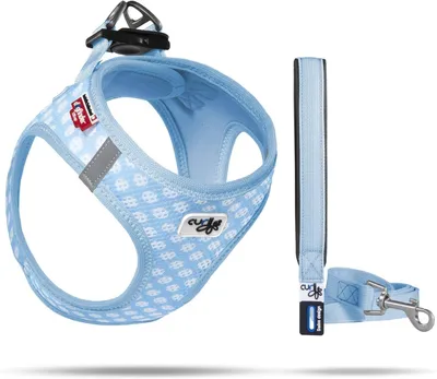 Obrázok produktu pre Curli Vest Geschirr Puppy Set skyblue-circles 2XS