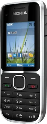 Produktbild von Nokia C2-01 Black Schwarz RM-721 Tastenhandy Ohne Simlock