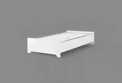 Immagine prodotto di Letto in legno 100x200 singolo bianco per ragazzi nella cameretta dei bambini struttura letto