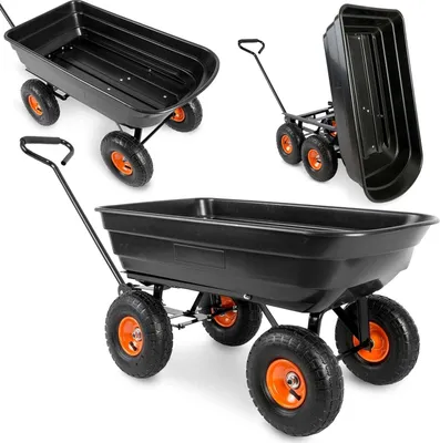 Obrázok produktu pre Záhradný vozík s funkciou vyklápania 75L Humberg 4872