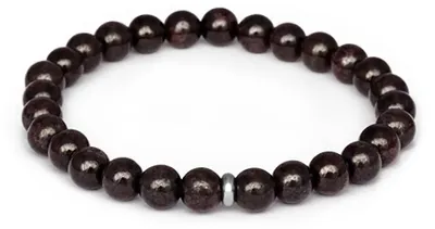 Produktbild von Granat-Perlenarmband MINK154/17