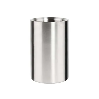 Produktbild von Weinkühler Edelstahl doppelwandig Höhe 18 cm Ø 12,2 cm Sektkühler Wein Sekt Flaschenkühler