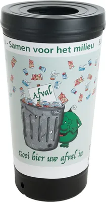 Trashman Abfallbehälter 210 Liter Schwarz   VB 718443