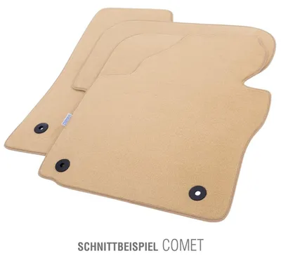 Produktbild von Petex Comet Fußmatten Set für VW Jetta IV (162, 163, AV3, AV2) Vorne+Hinten