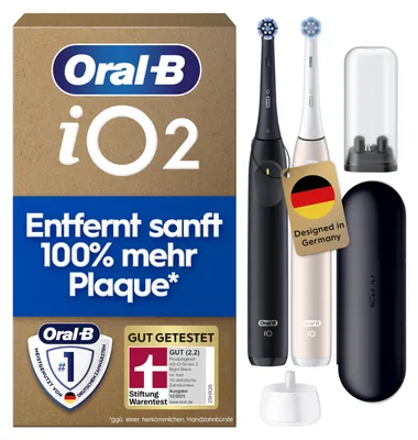 Zdjęcie produktu dla Zestaw 2 szczoteczek elektrycznych Oral-B iO Black Night i Soft Pink 2