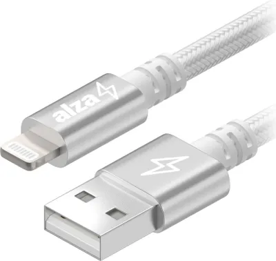 Produktbild von AlzaPower AluCore USB-A zu Lightning MFi (C189) 2m silber