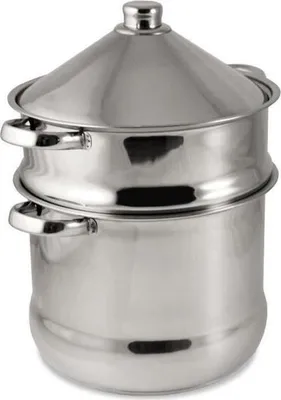 Produktbild von Couscoussier Tajine, Baumalu Edelstahl, 9 Liter, Induktionsgeeignet
