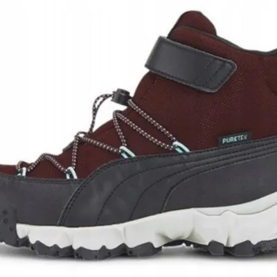 Produktbild von PUMA Maka PURETEX V Kinder Winterschuhe burgundy/aruba blue 37.5
