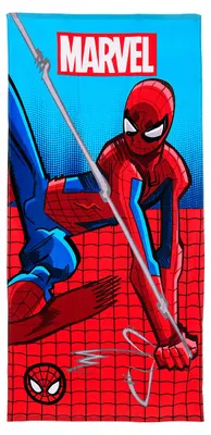 Produktbild von Spider-Man Badetuch 70x140 cm, Marvel Strandtuch Handtuch Kinder Jungen