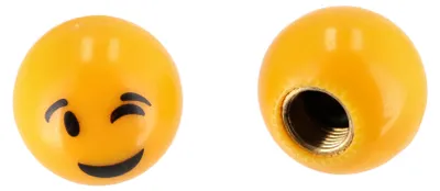 Image de Set: 2x valve Smiley "Winking"