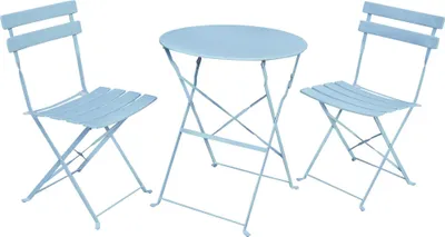 Immagine prodotto di Akord Set Di Mobili Da Balcone Orion Blu 42X35X42 Cm