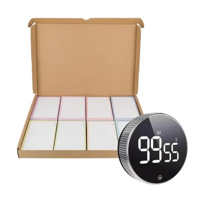 Productafbeelding van Flashcards 1000 stuks A7 + Studieklok - 8 Pastelkleuren voor een Heel Schooljaar - Scholis