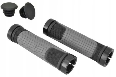 Produktbild von Nexelo Lenkergriffe Gummi 130mm Schwarz-Grau