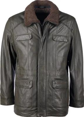 Produktbild von JCC Ledermantel 41607 Herren olive 62