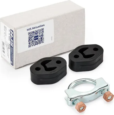 Produktbild von HJS 82 15 9055 Montagesatz Auspuffanlage Abgasanlage für FORD Fiesta Mk6 Schrägheck (JA8, JR8) Fiesta Mk5 Schrägheck (JH1, JD1, JH3, JD3) FUSION (JU)