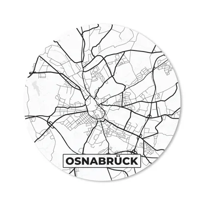 Produktbild von MuchoWow® Mauspad Mousepad Karte - Osnabrück - Karte - Stadtplan 20x20 cm - Mousepads - Maus Mat - Pad - Mausunterlage - Schreibtischmatte