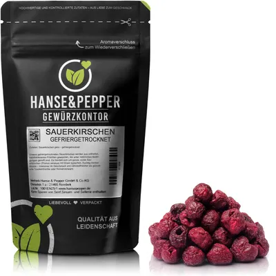 Produktbild von 100g Sauerkirschen ganz gefriergetrocknet