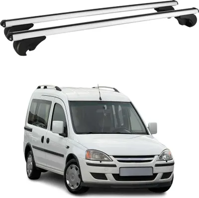 Produktbild von Dachträger Grundtäger für Opel Combo C 2001-2011 75kg Alu Silber 2 tlg