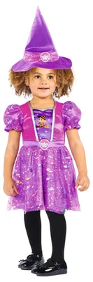Paw Patrol Skye Hexen Kostüm für Kinder, Kleid + Hut