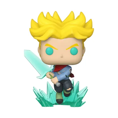 Zdjęcie produktu dla Dragon Ball Super POP! Animation Vinyl Figur SS Trunks z mieczem 9 cm
