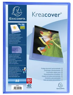 Obrázek produktu pro Showmap Kreacover Chromaline A4 - 40 obálek - modrá