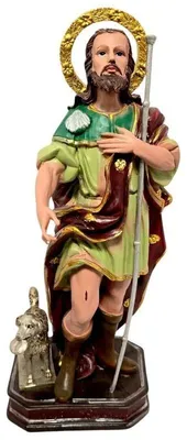 Produktbild von Art Sacrum Heiligenfigur Heiliger Rochus, 30 cm, aus Kunstharz