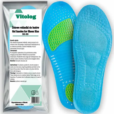 Produktbild von Einlegesohlen Gel Sport Fersensporn Orthopädische Schuh für schmerzende Füße 38-39