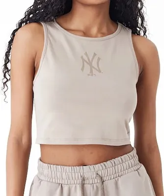 Produktbild von New Era Women MLB Lifestyle Crop Top New York Yankees light brown L