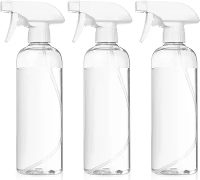 Produktbild von Leere Sprühflaschen - 500 ml - Transparent Weiß - 3 Stück