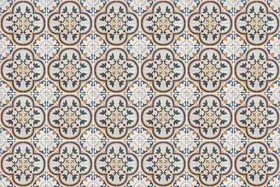 Produktbild von Fliesenaufkleber 10×10 cm – 24 Stück – Selbstklebend – Wasserfest – Pflegeleicht – Hitzebeständig – Für Küche & Bad – Geometrische Ornamente
