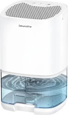 Produktbild von Elektrischer Luftentfeuchter – Luftentfeuchter – Luftreiniger für Keller – Für Zuhause – Schlafzimmer & Badezimmer – Weiß