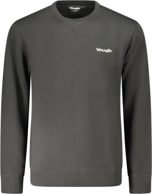 Produktbild von Schwarzes Langarm-Sweatshirt für Herren mit Druck und Rundhalsausschnitt