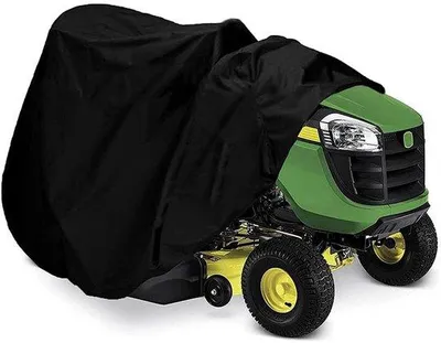 Image de Housse pour tracteur, 210D, imperméable, résistante aux UV, pour machine de jardinage, taille L, 183 × 137 × 117 cm