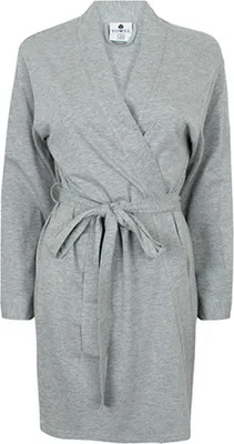 Zdjęcie produktu dla Towel City TC050 | Szlafrok damski Szlafrok damski / Można prać w temperaturze do 40°C - Kolor: Szary wrzosowy - Rozmiar: L (16-18)