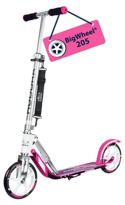 Productafbeelding van HUDORA BigWheel 205 Scooter - Stabiele aluminium scooter - Hoogteverstelbaar & opvouwbaar