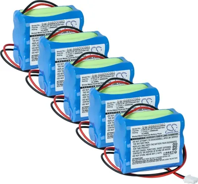 Produktbild von vhbw 5x Akku kompatibel mit SecureLink Control Panel Alarmanlage, Alarmsystem (2000 mAh, 7,2 V, NiMH)