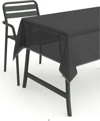 Produktbild von Gartentischdecke Schaum PVC Weichschaum 140 x 180 oval cm - grau