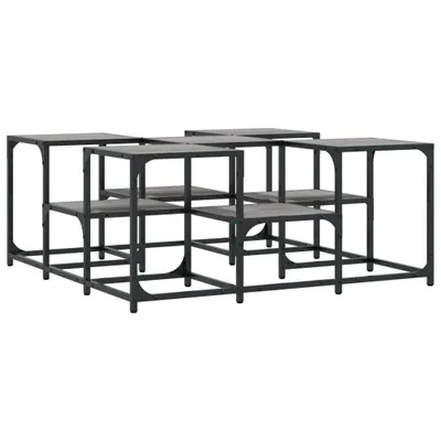 Zdjęcie produktu dla vidaXL Stolik kawowy szary Sonoma 91x91x40 cm materiał drewnopochodny