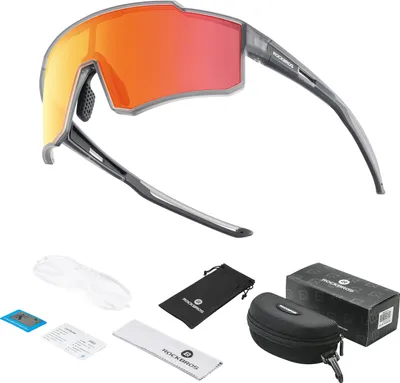 Immagine prodotto di ROCKBROS occhiali da ciclismo Occhiali da sole polarizzati NUOVI uomo/donna grigio