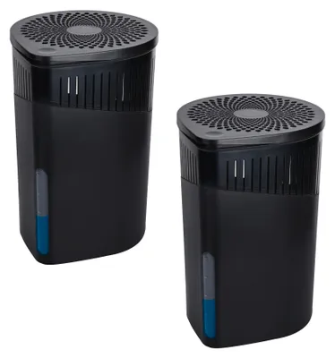 Produktbild von WENKO Luftentfeuchter Drop 2er Set Raumentfeuchter Entfeuchter Schwarz