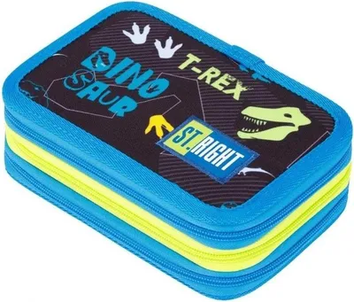 Obrázek produktu pro Třípatrový penál s příslušenstvím Dinosaurus T-Rex St.Right Majewski